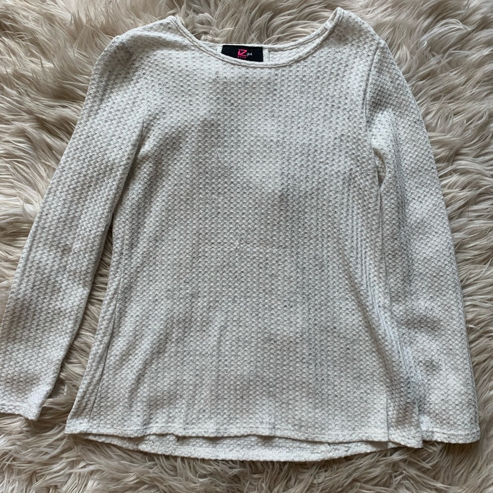A white long sleeve shirt